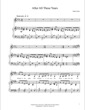 Thumbnail of First Page of After All These Years (with vocals) sheet music by Silverchair