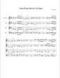 Thumbnail of First Page of Ding Dong Merrily On High sheet music by Christmas
