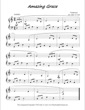 Thumbnail of First Page of Amazing Grace (3) sheet music by Traditional