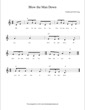 Thumbnail of First Page of Blow the Man Down (easy) sheet music by Traditional