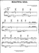 Thumbnail of First Page of Beautiful Soul sheet music by Jesse McCartney