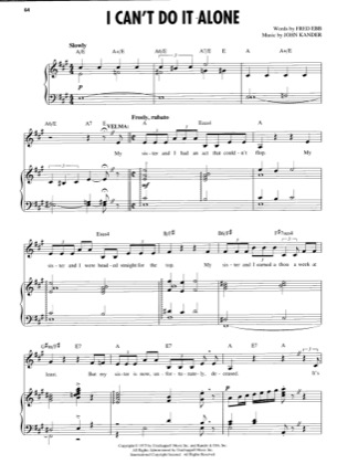 Thumbnail of first page of I Can't Do It Alone piano sheet music PDF by Chicago.